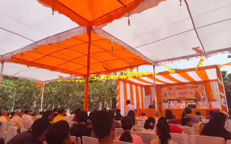 Noida News : आरएसएस के शताब्दी वर्ष पर नोएडा में 24 स्थानों पर हिन्दू सम्मेलन का हुआ आयोजन