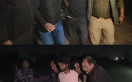 Noida News : पत्नी बच्चों के सामने दिन- दहाड़े कारोबारी की हत्या करने वाले दो बदमाश मुठभेड़ के दौरान गिरफ्तार, पैर मे लगी गोली