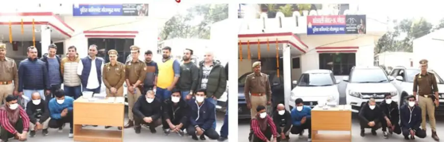 Noida News : 6 शातिर वाहन चोर गिरफ्तार