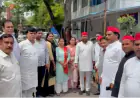 Noida News : सपा प्रमुख के खिलाफ अभद्र टिप्पणी व आपत्तिजनक पोस्ट करने वालों पर कानूनी कार्रवाई की मांग, डीसीपी को सौंपा ज्ञापन