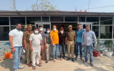 Noida News : क्रिकेट पर ऑनलाइन सट्टा लगा रहे पांच गिरफ्तार