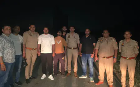 Greater Noida News : पुलिस मुठभेड़ के दौरान कुख्यात बदमाश सुंदर भाटी गैंग के दो गुर्गे गिरफ्तार