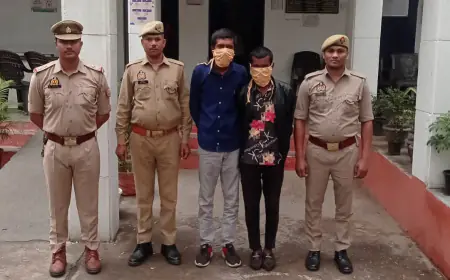 Greater Noida News : गैंगस्टर एक्ट में वांछित दो बदमाश गिरफ्तार