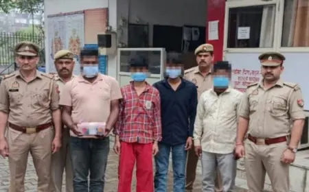 Ghaziabad News : जासूसी प्रकरण में 9 और आरोपी गिरफ्तार, पांच नाबालिक, सुहैल गैंग से जुड़े थे तार