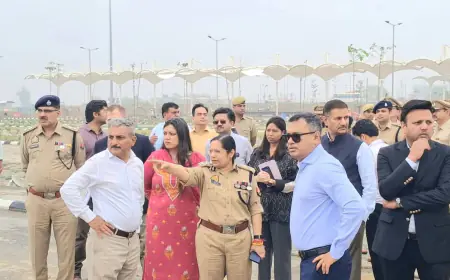 Noida News : उद्घाटन से पहले एयरपोर्ट की सुरक्षा बढी, बनाई जाएगीं पांच पुलिस चौंकिया