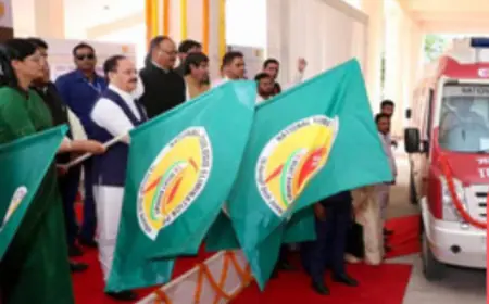 Greater Noida News : केंद्रीय स्वास्थ्य मंत्री ने की 100 दिवसीय गहन टीबी उन्मूलन अभियान की शुरुआत, एआई से जांच पर जोर