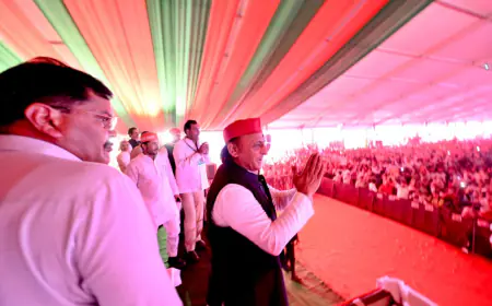 Dadri News : जब तक भाजपा की सरकार है, तब तक संविधान खतरे में : अखिलेश