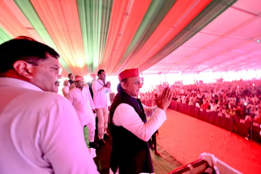 Dadri News : जब तक भाजपा की सरकार है, तब तक संविधान खतरे में : अखिलेश