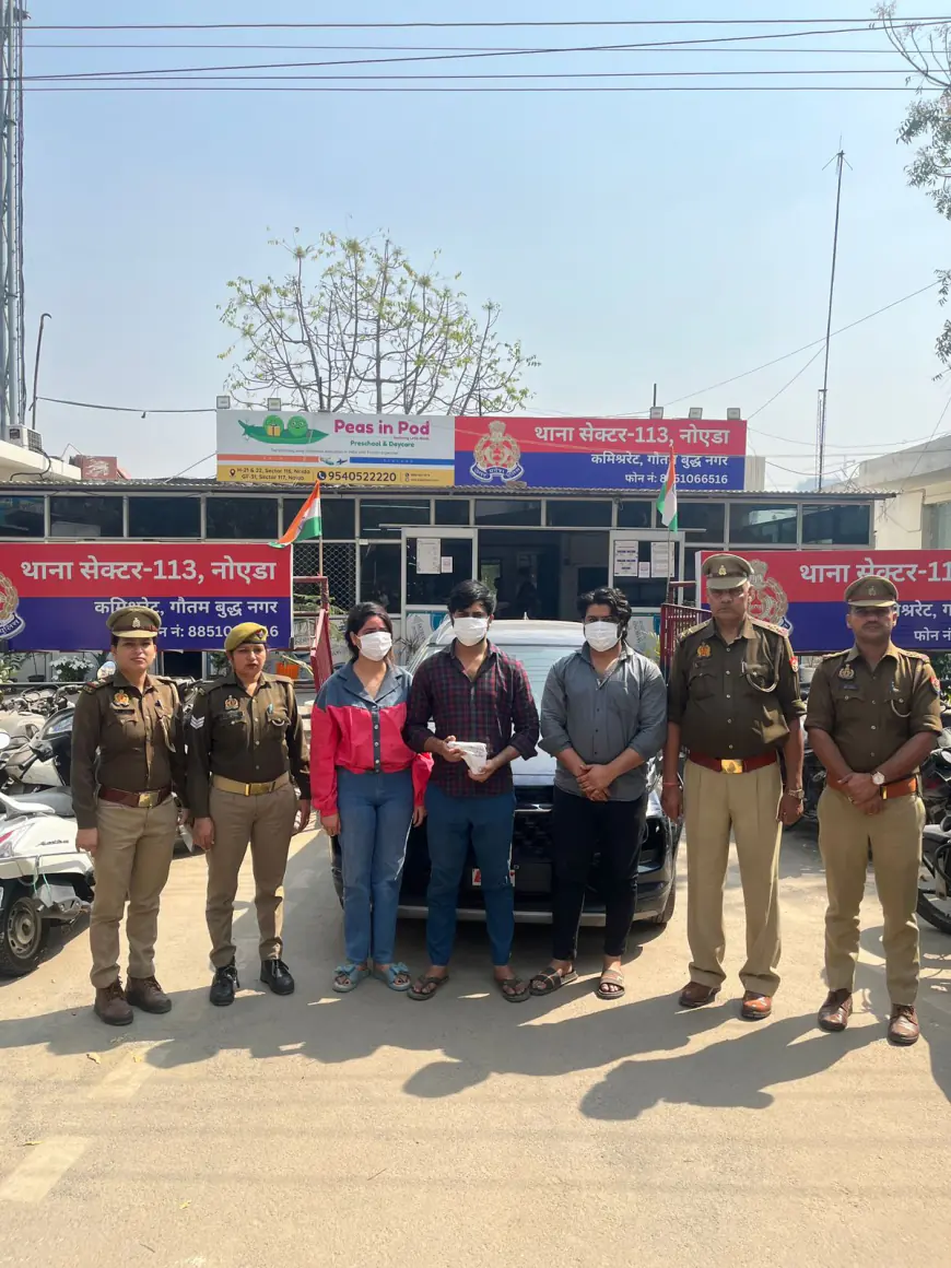 Noida News : प्रॉपर्टी डीलर की हत्या के मामले में प्रेमिका सहित चार गिरफ्तार