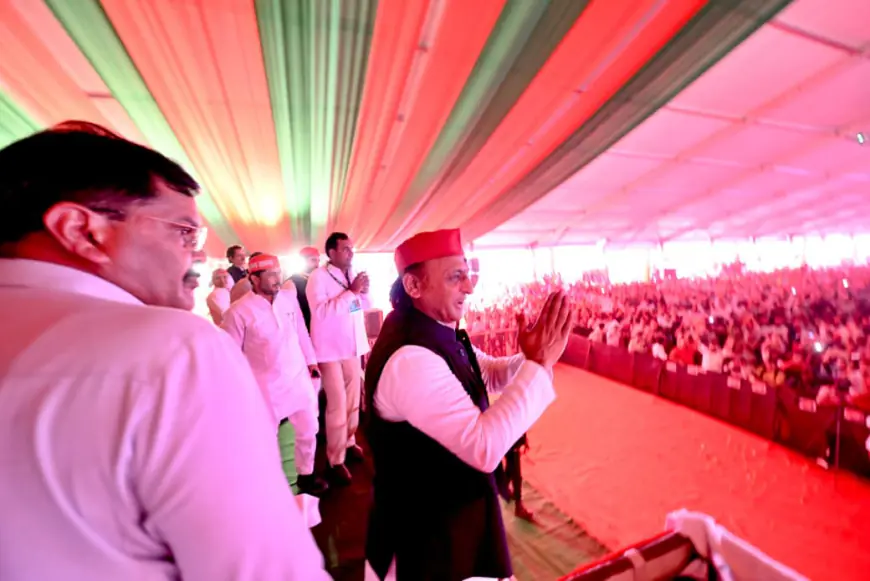 Dadri News : जब तक भाजपा की सरकार है, तब तक संविधान खतरे में : अखिलेश