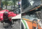 Ghaziabad News : रोडवेज बस ने मारी ट्रैक्टर में टक्कर, ट्रैक्टर चालक की मौत, बस चालक सहित सात घायल