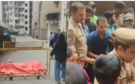 Ghaziabad News : 16वीं मंजिल से गिरकर 18 वर्षीय युवतक की मौत, परिजनों ने जताई बलात्कार के बाद हत्या की आशंका