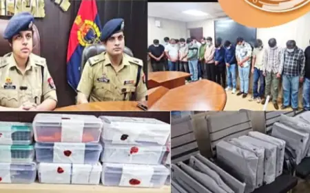 Noida News : अमेरिकन और विदेशी नागरिकों से ठगी करने वाले 16 साइबर अपराधी गिरफ्तार