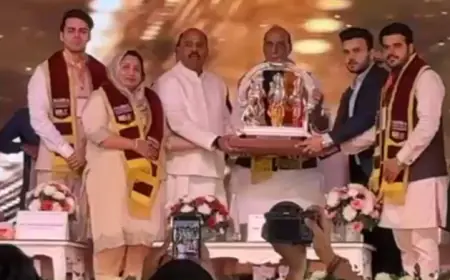 Greater Noida News : छोटे मन से कोई बड़ा नहीं हो सकता: राजनाथ सिंह