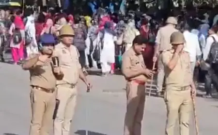 Noida News : होजरी कॉम्प्लेक्स में छह घंटे तक श्रमिकों का हंगामा