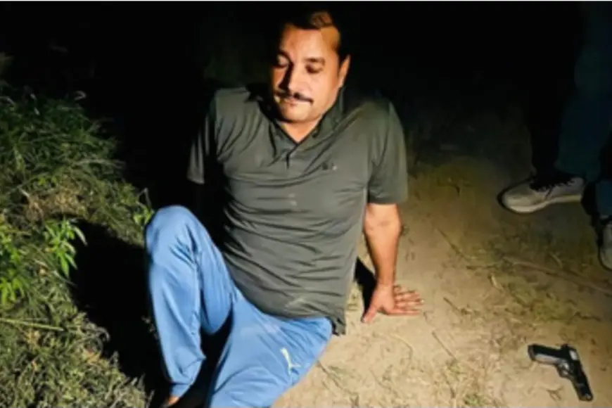 Ghaziabad News : हिस्ट्रीशीटर को गोली मारने वाला 25 हजार रुपए का इनामी बदमाश मुठभेड़ में गिरफ्तार, पैर में लगी गोली