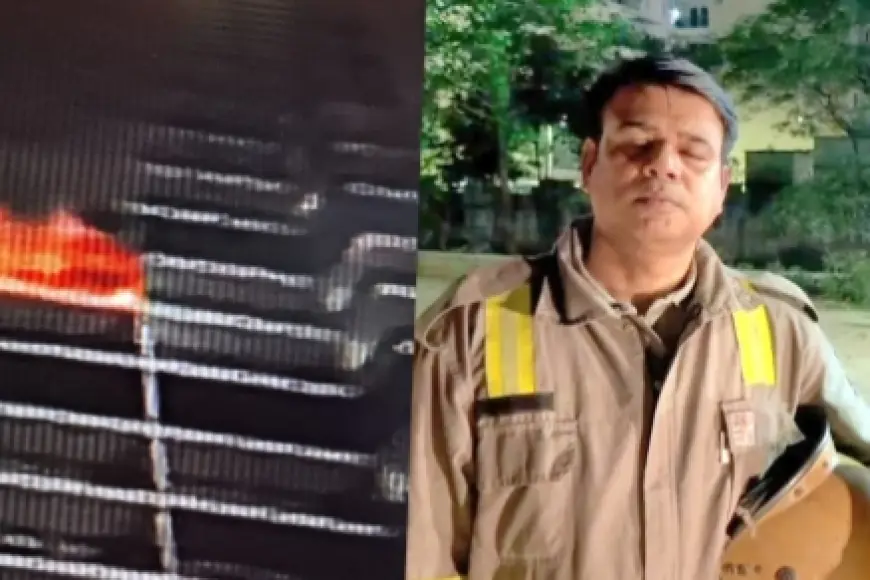 Noida News : प्लास्टिक के पार्ट्स बनाने वाली फैक्ट्री में लगी भयंकर आग