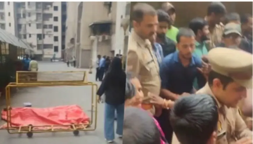 Ghaziabad News : 16वीं मंजिल से गिरकर 18 वर्षीय युवतक की मौत, परिजनों ने जताई बलात्कार के बाद हत्या की आशंका