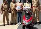 Noida News : कारों का शीशा तोड़ कर लैपटॉप और मोबाइल फोन चोरी करने वाले गैंग के दो बदमाश गिरफ्तार
