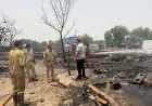 Greater Noida News : खेरली गांव के पास नहर किनारे बनी झुग्गियों में लगी भयंकर आग