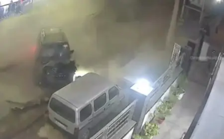 Greater Noida News : तेज रफ्तार  स्कॉर्पियो बिजली के पोल से टकराकर पलटी, एक की मौत
