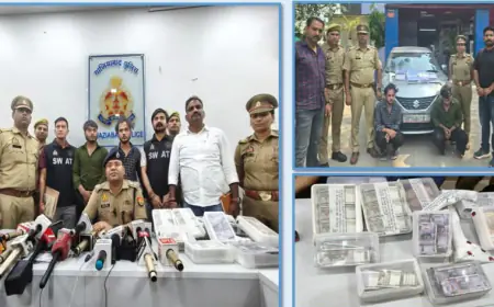 Ghaziabad News : एटीएम मशीन में नगदी डालने वाली वैन से हुई लूट के मामले में दो बदमाश गिरफ्तार