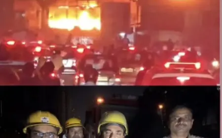 Greater Noida News : फर्नीचर मार्केट में लगी भयंकर आग, आठ दुकानें जलकर खाक