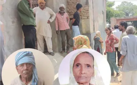 Ghaziabad News : दशकों पुराना "अटूट बंधन" एक झटके में खत्मः 80 साल के बुजुर्ग ने 72 वर्षीय पत्नी की कुल्हाड़ी से काटकर हत्या की