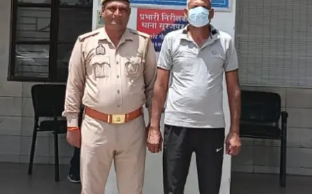 Greater Noida News : एलएलबी के छात्र की हत्या के मामले में फरार चल रहा आरोपी गिरफ्तार