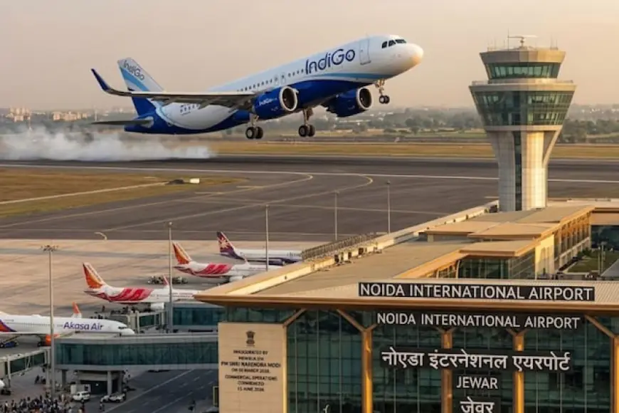 Noida News : यूपी के मुख्यमंत्री की महत्वाकांक्षी परियोजना हुई साकार, 15 जून से नोएडा इंटरनेशनल एयरपोर्ट से इंडिगो की फ्लाइट भरेगी पहली उड़ान