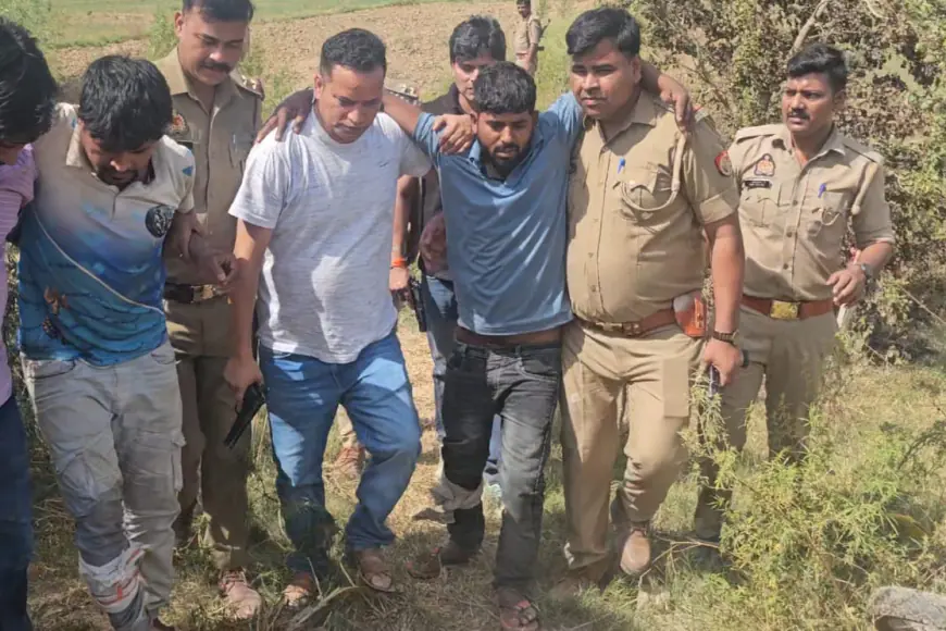 Jewar News : 15 वर्षीय छात्र के हत्या के मामले में फरार 3 बदमाश पुलिस मुठभेड़ में गिरफ्तार, 2 के पैर में लगी गोली
