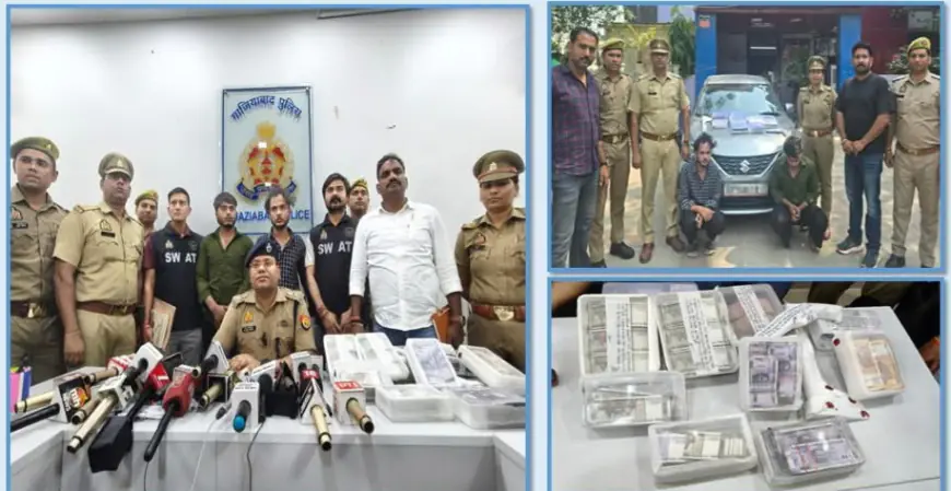 Ghaziabad News : एटीएम मशीन में नगदी डालने वाली वैन से हुई लूट के मामले में दो बदमाश गिरफ्तार