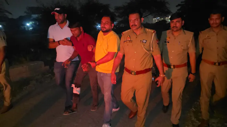 Noida News : पुलिस मुठभेड़ में प्रेमिका की मां की हत्या करने वाला सिरफिरा  गिरफ्तार