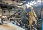 Noida News : लेबर कैंप मे लगी भयंकर आग