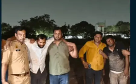 Ghaziabad News : पुलिस मुठभेड़ के दौरान दो शातिर लुटेरे गिरफ्तार, पैर में लगी गोली