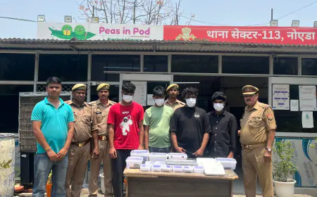 Noida News : ऑनलाइन बेटिंग के माध्यम से धोखाधड़ी करने वाले चार गिरफ्तार
