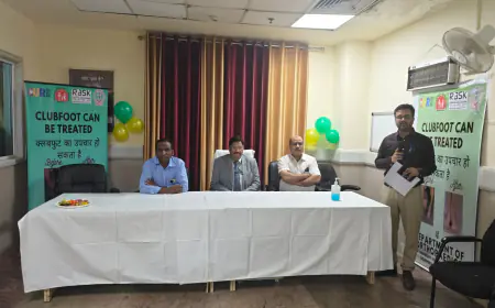 Greater Noida News : जिम्स में क्लबफुट क्लीनिक का उद्घाटन