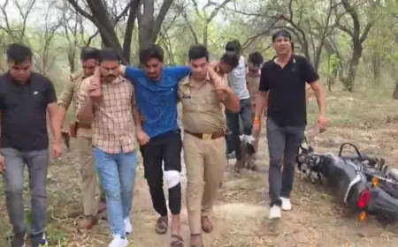 Greater Noida News : पुलिस मुठभेड़ में चार शातिर बदमाश गिरफ्तार,2 के पैर में लगी गोली