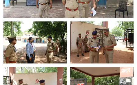 Noida News : पुलिस भर्ती परीक्षा शुरू, गड़बड़ी करने वालों पैनी नजर