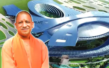 Noida News : सीएम योगी के विजन को लगेंगे पंख, सोमवार को नोएडा इंटरनेशनल एयरपोर्ट से पहली उड़ान