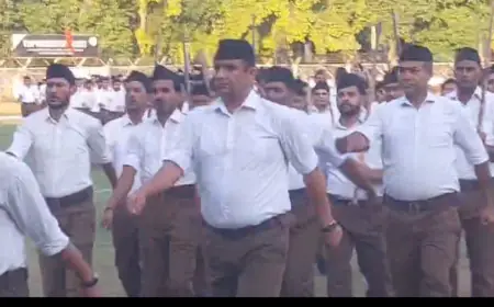 Ghaziabad News :  संघ शिक्षार्थियों का भव्य पथ संचलन का आयोजन