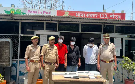 Noida News : क्रिकेट पर ऑनलाइन बेटिंग लगाने वाले तीन गिरफ्तार