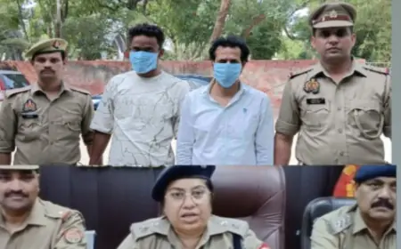 Noida News : दो शातिर चोर गिरफ्तार, तीन लग्जरी कारें बरामद