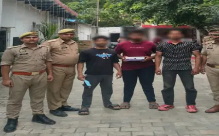 Ghaziabad News : बीबीए के छात्र पर जानलेवा हमला करने के आरोपी तीन गिरफ्तार
