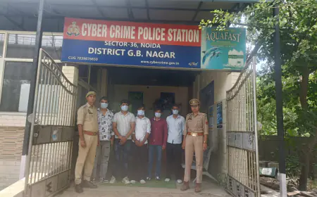 Noida News : नौकरी दिलवाने के नाम पर ठगी करने वाले 5 साइबर अपराधी गिरफ्तार
