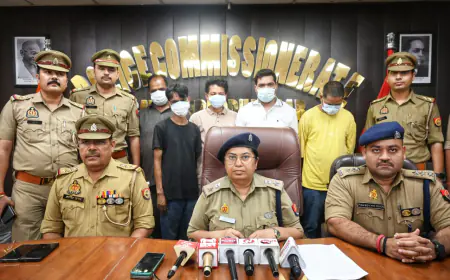 Noida News : पांच गांजा तस्कर गिरफ्तार