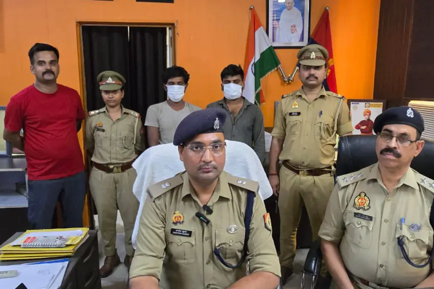 Greater Noida News :  कंटेनर और ट्रकों से स्मार्टफोन चोरी करके विदेशों में बेचने वाले गैंग के दो बदमाश गिरफ्तार,डेढ़ करोड़ रुपए कीमत के मोबाइल फोन बरामद