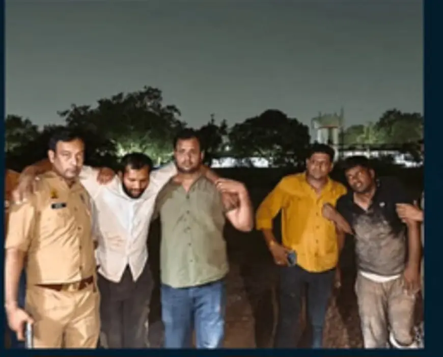 Ghaziabad News : पुलिस मुठभेड़ के दौरान दो शातिर लुटेरे गिरफ्तार, पैर में लगी गोली