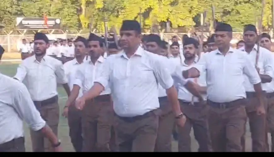 Ghaziabad News :  संघ शिक्षार्थियों का भव्य पथ संचलन का आयोजन