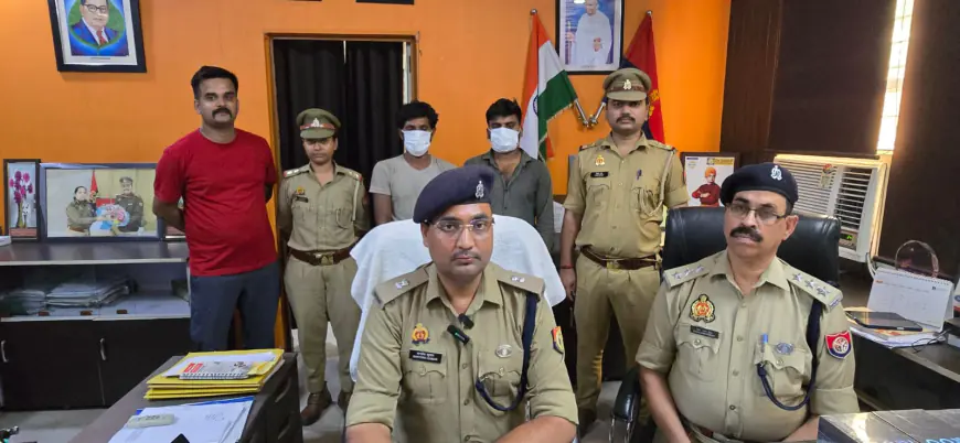 Greater Noida News :  कंटेनर और ट्रकों से स्मार्टफोन चोरी करके विदेशों में बेचने वाले गैंग के दो बदमाश गिरफ्तार,डेढ़ करोड़ रुपए कीमत के मोबाइल फोन बरामद